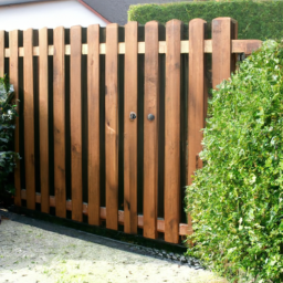 Portillon en Bois Rustique pour un Accueil Chaleureux Villenave-d'Ornon